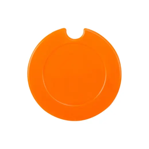 Round License Disc - Orange
